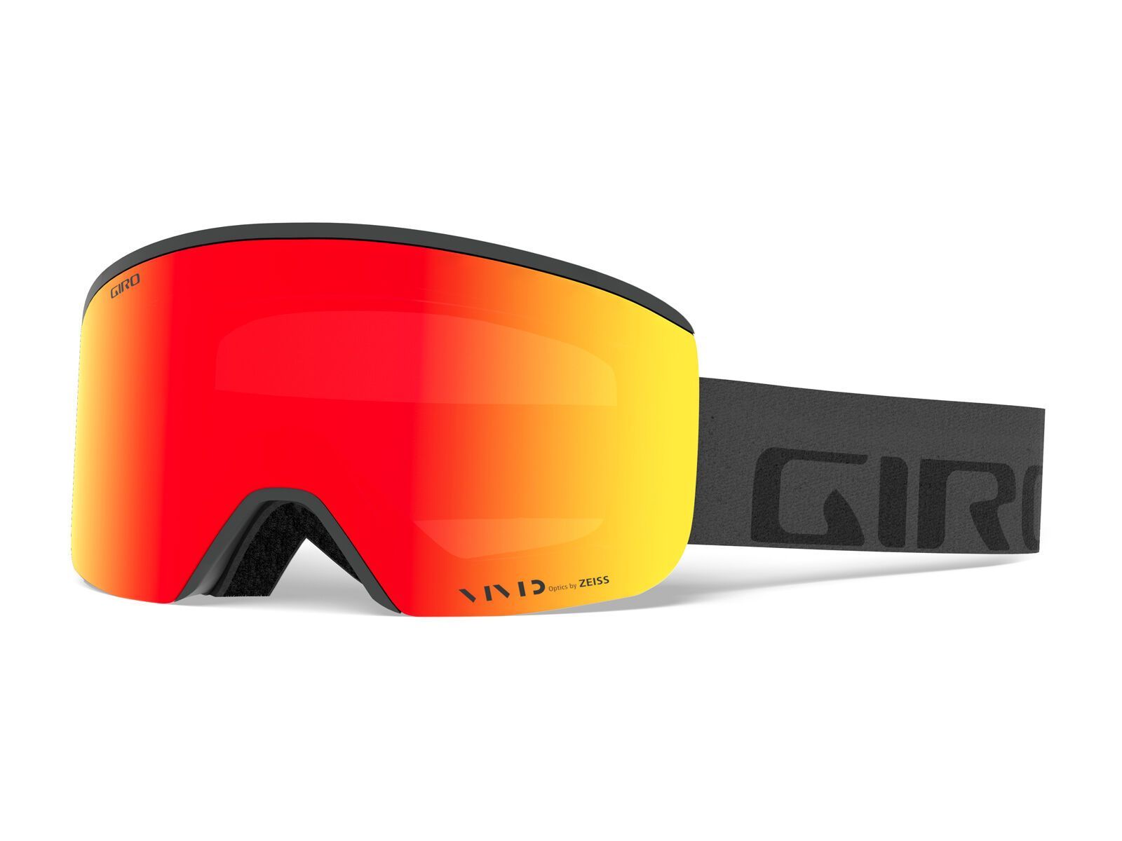 Giro Axis Vivid Ember, grey wordmark - Bild 1