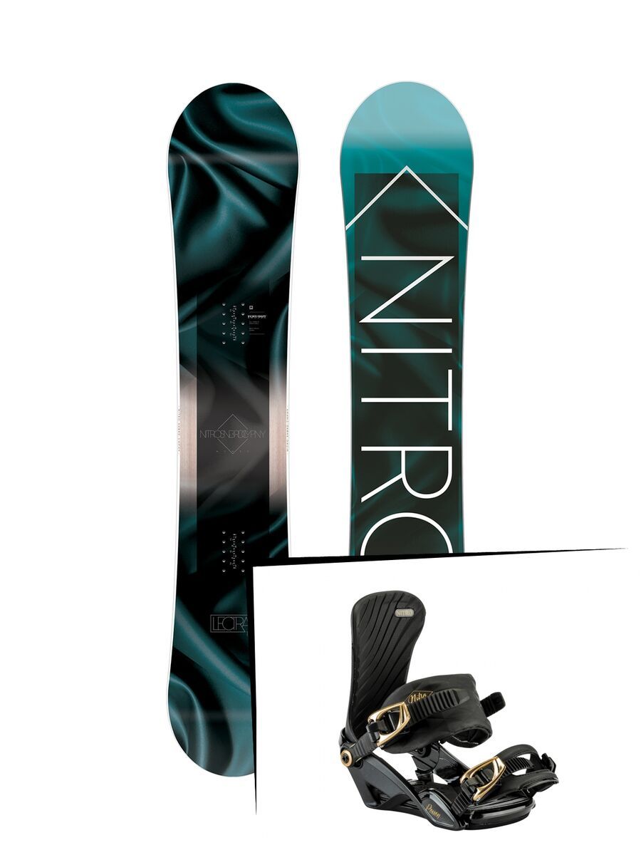 Set: Nitro Lectra 2019 + Nitro Poison black silk - Bild 1