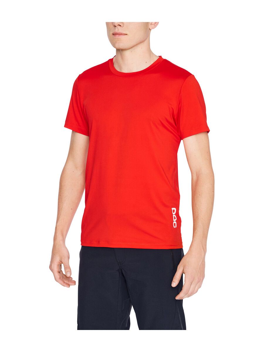 POC Essential Enduro Light Tee, prismane red - Bild 3