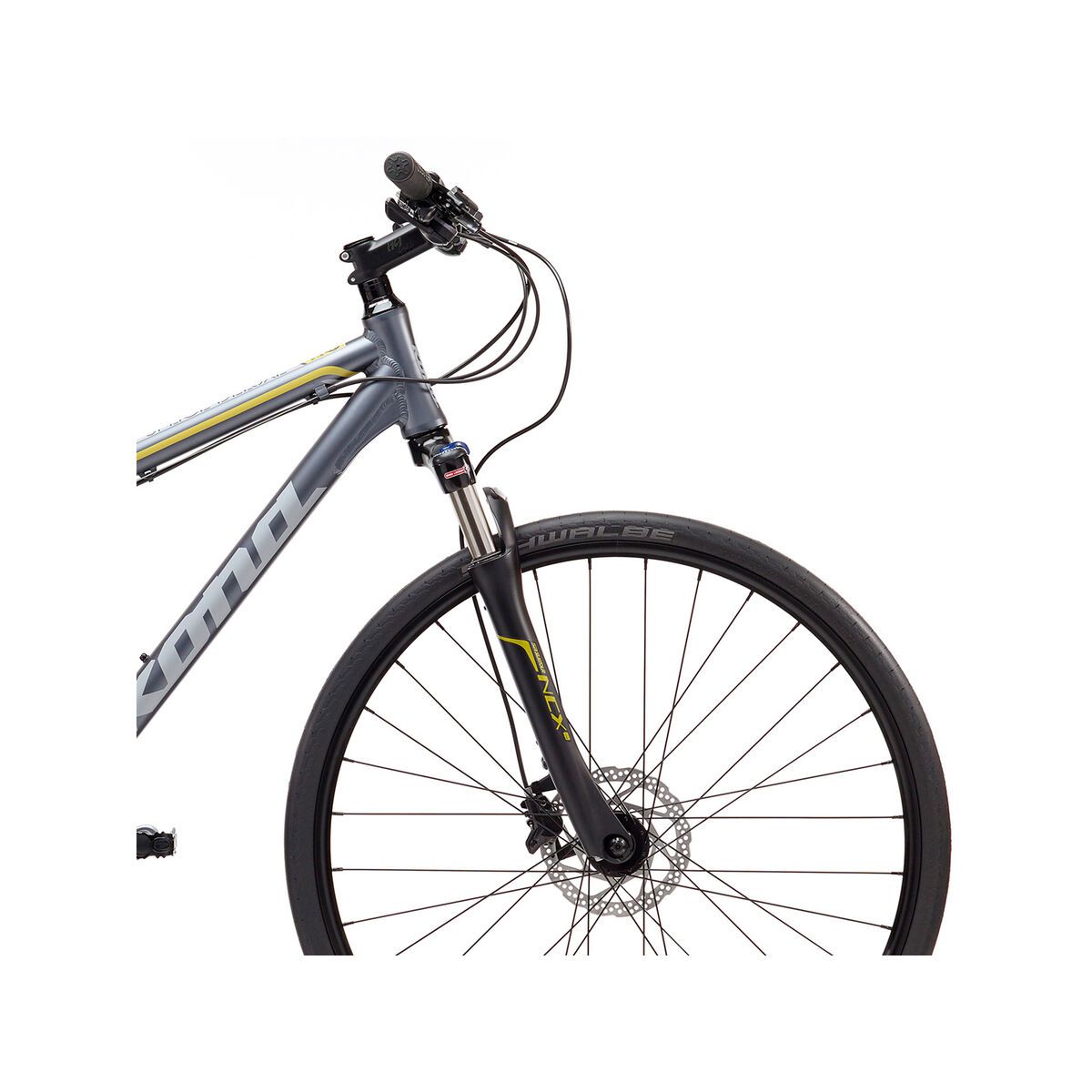 Kona Splice DL, matt charcoal/silver/mustard decals - Bild 5