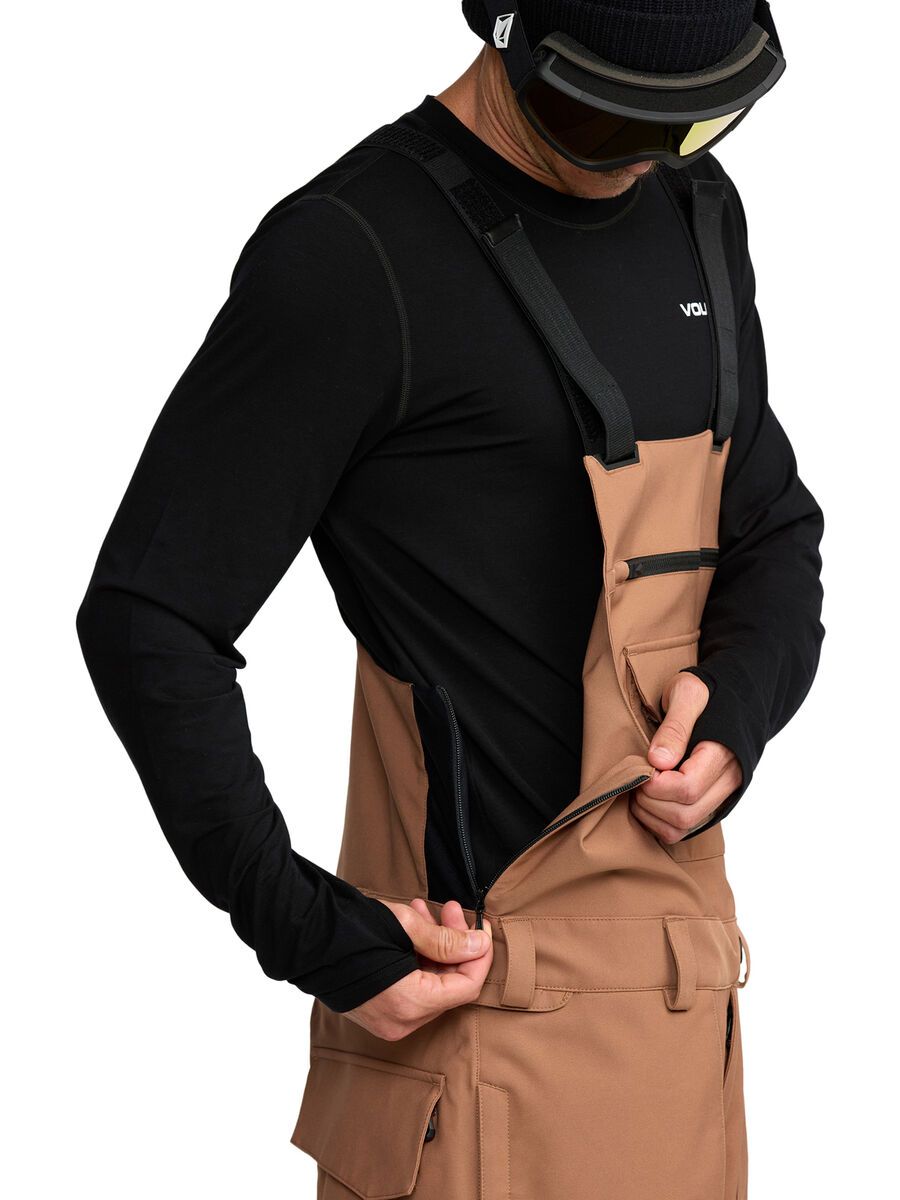 Volcom Roan Bib Overall, terra brown - Bild 6