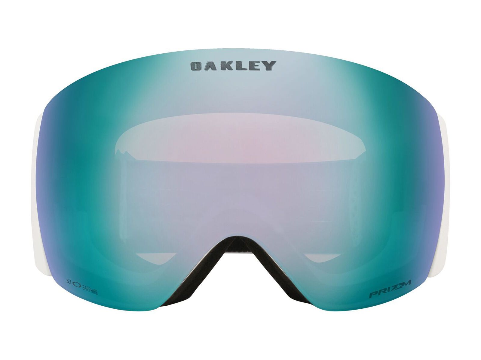 Oakley Flight Deck Pro L, Prizm Snow Sapphire Iridium & Iced / matte white - Bild 3