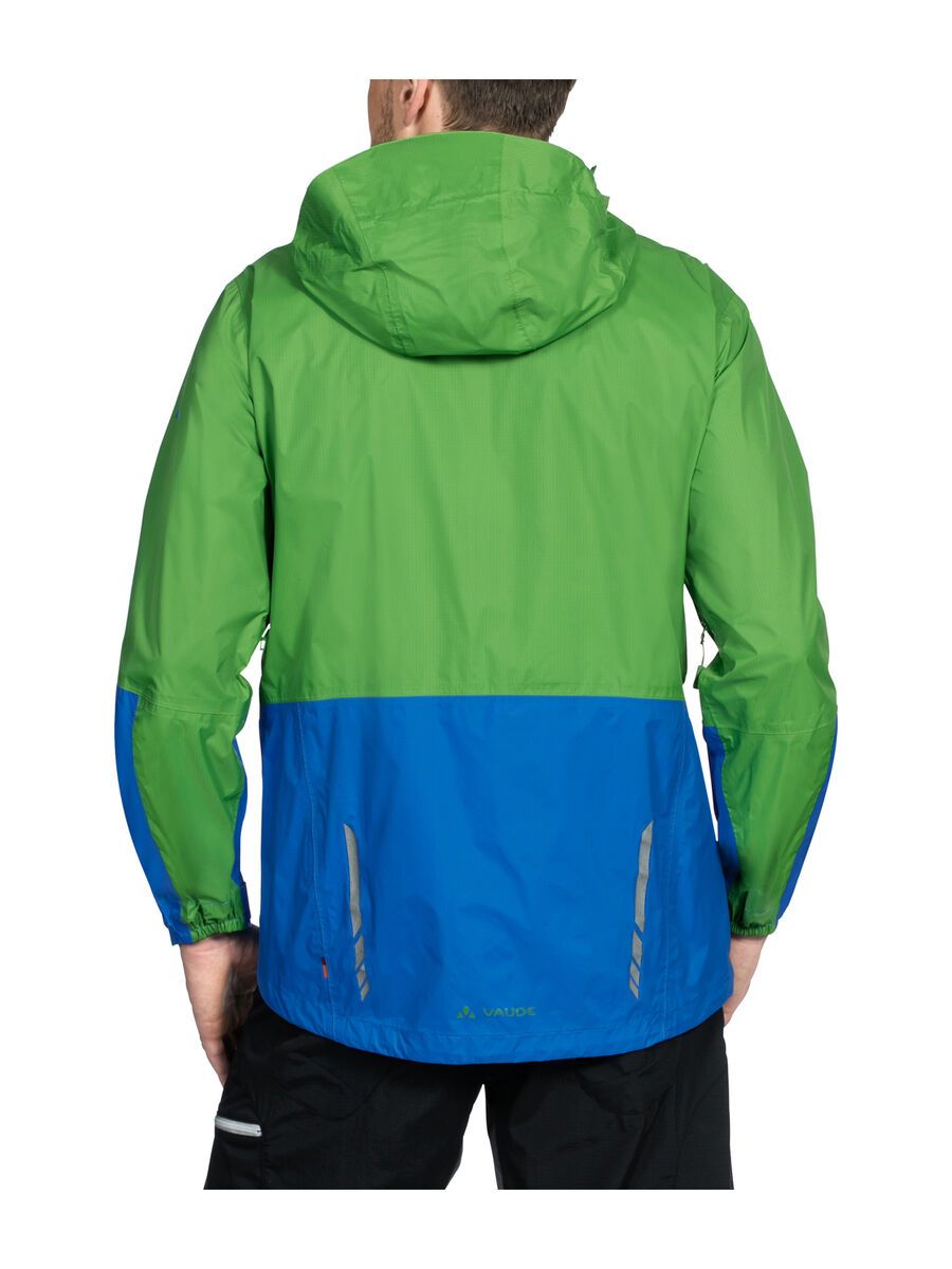 Vaude Mens Tremalzo Rain Jacket II, parrot green - Bild 4