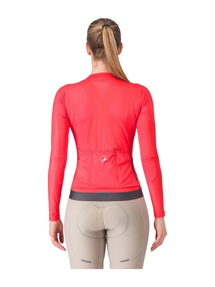 Castelli Espresso W LS Jersey, hibiscus/dark gray - Bild 2