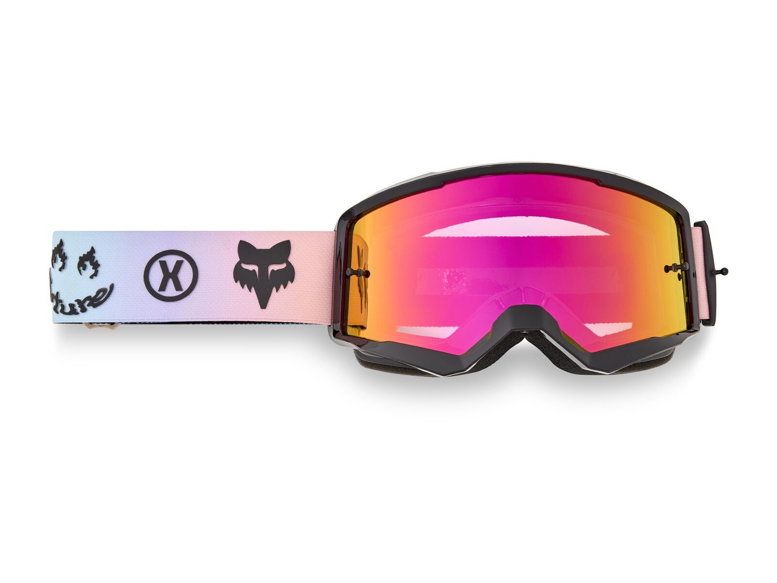 Fox Main Goggle Hello Future, Mirror / light blue - Bild 1