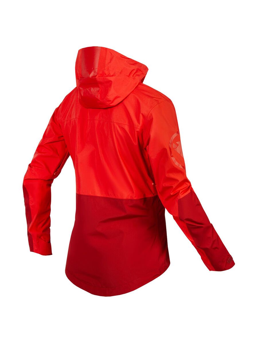 Endura Wms SingleTrack Jacket II, hi-viz coral - Bild 2