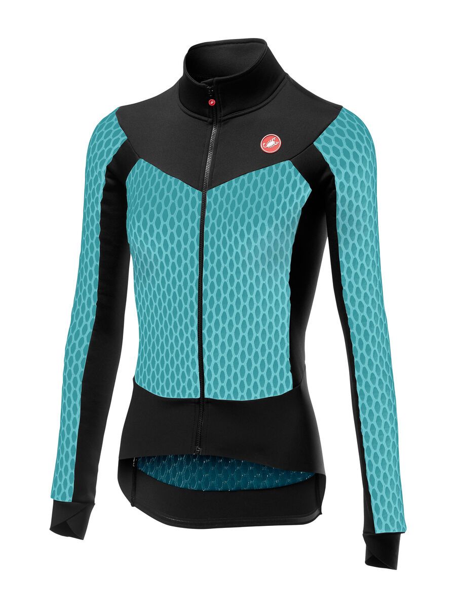 Castelli Sfida W Jersey FZ, celeste black - Bild 1