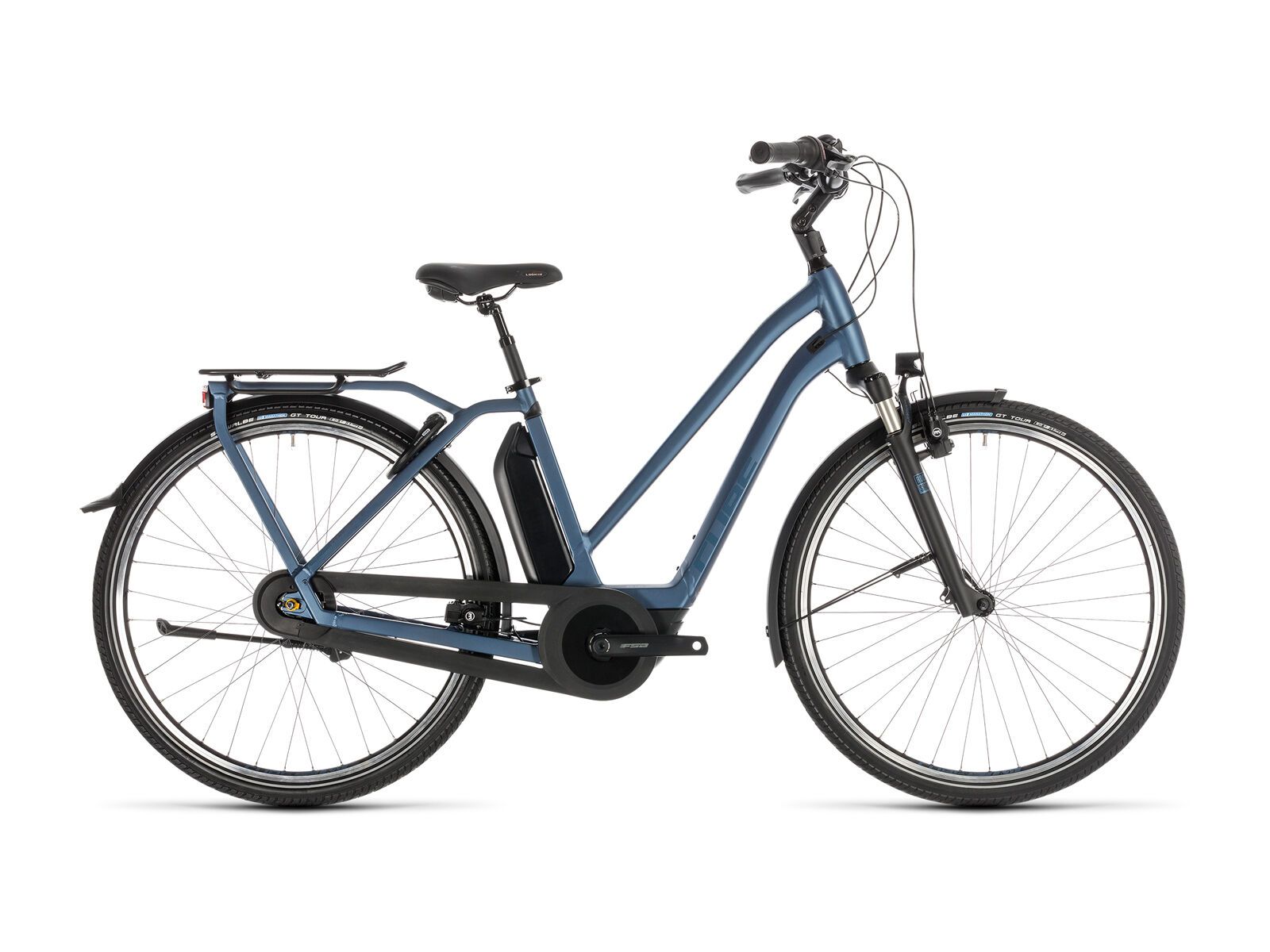 Cube Town Hybrid EXC 400 Trapeze, blue´n´blue - Bild 1