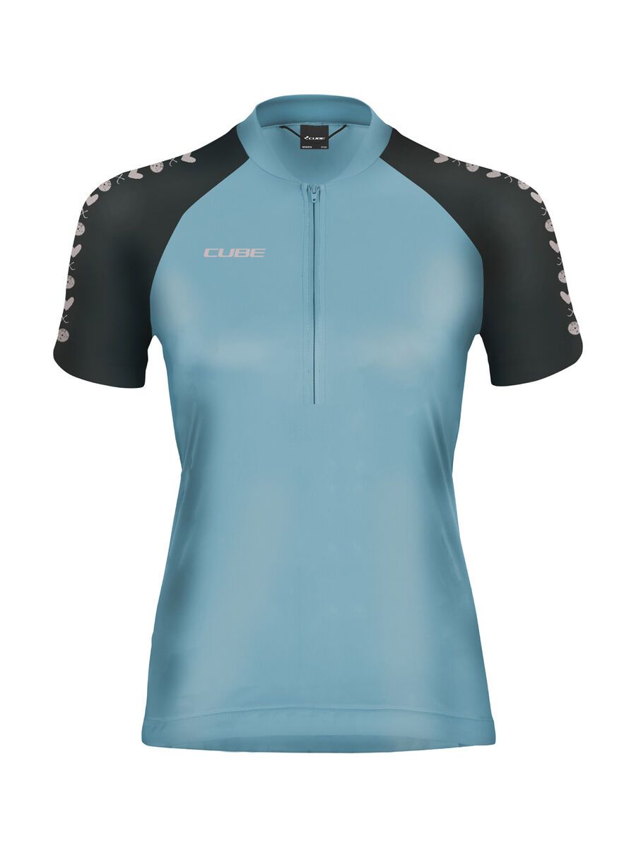 Cube ATX WS Trikot Half Zip CMPT kurzarm, blue - Bild 1