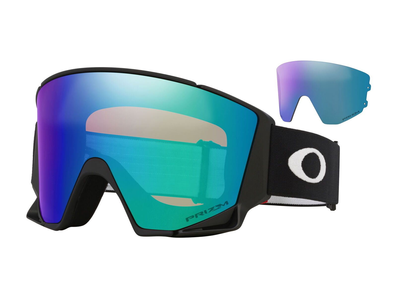Oakley Flow Scape L, Prizm Snow Argon Iridium & Iced / matte black - Bild 1