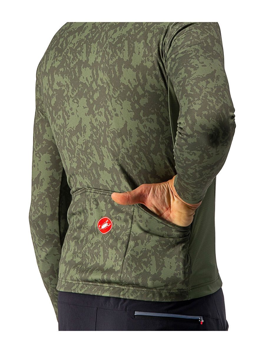 Castelli Unlimited Thermal Jersey, military green/light military - Bild 5