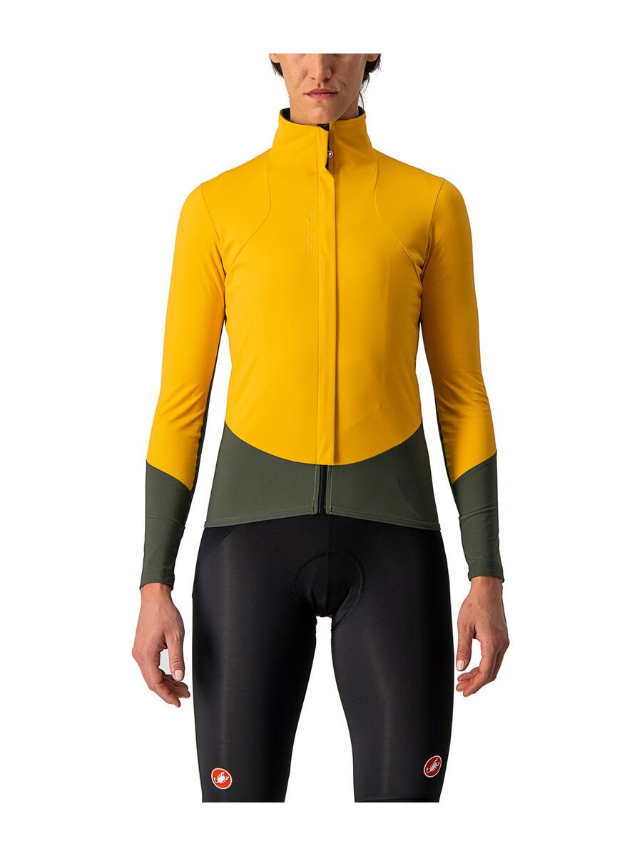 Castelli Beta RoS W Jacket, saffron/military green - Bild 1
