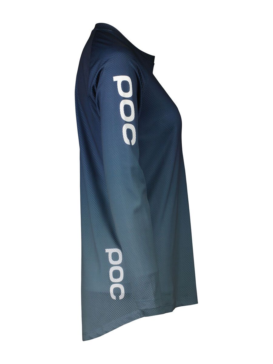 POC W's Essential MTB Lite LS Jersey, gradient turmaline navy - Bild 2