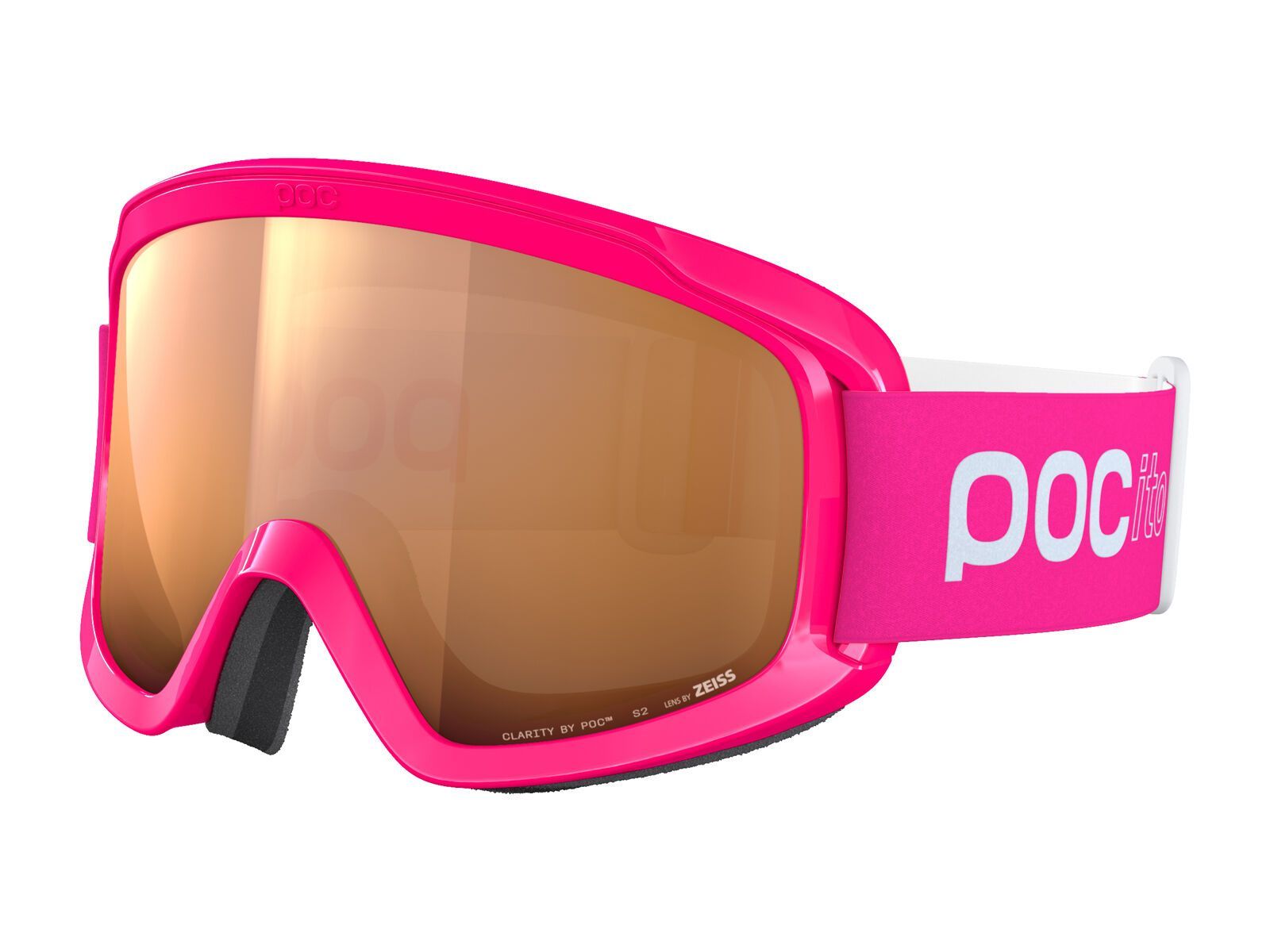 POC POCito Opsin, Clarity Partly Sunny Light Orange / fluorescent pink - Bild 1