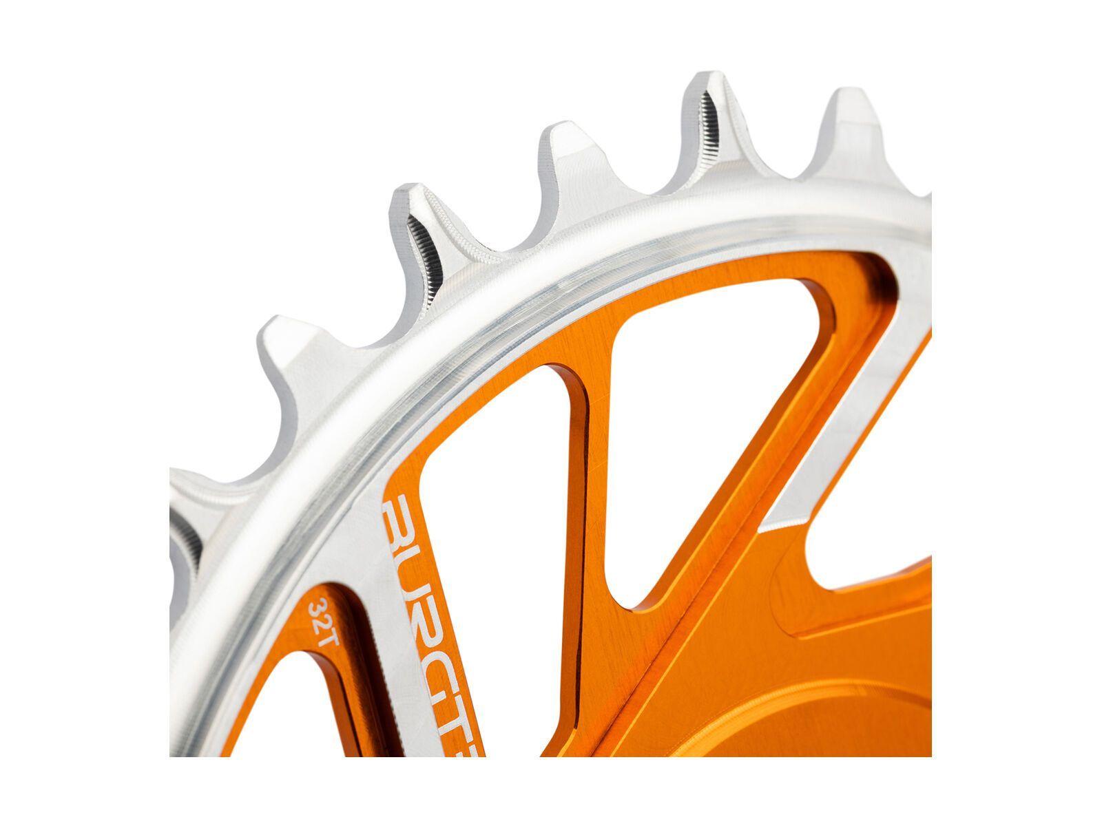 Burgtec 3 mm Offset Thick Thin Chainring SRAM 8-Bolt, iron bro orange - Bild 12