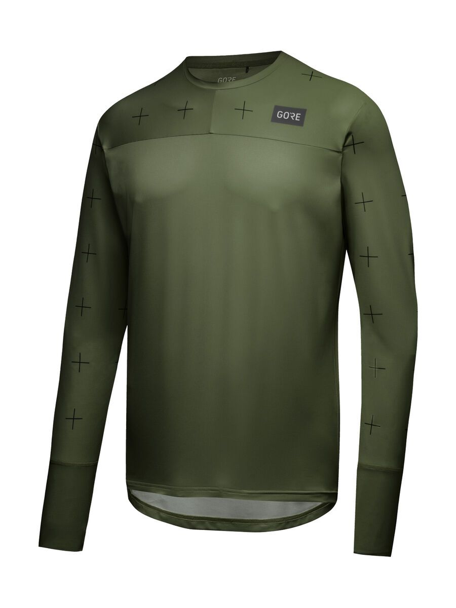 GOREWEAR TrailKPR Daily Trikot Langarm Herren, utility green - Bild 2