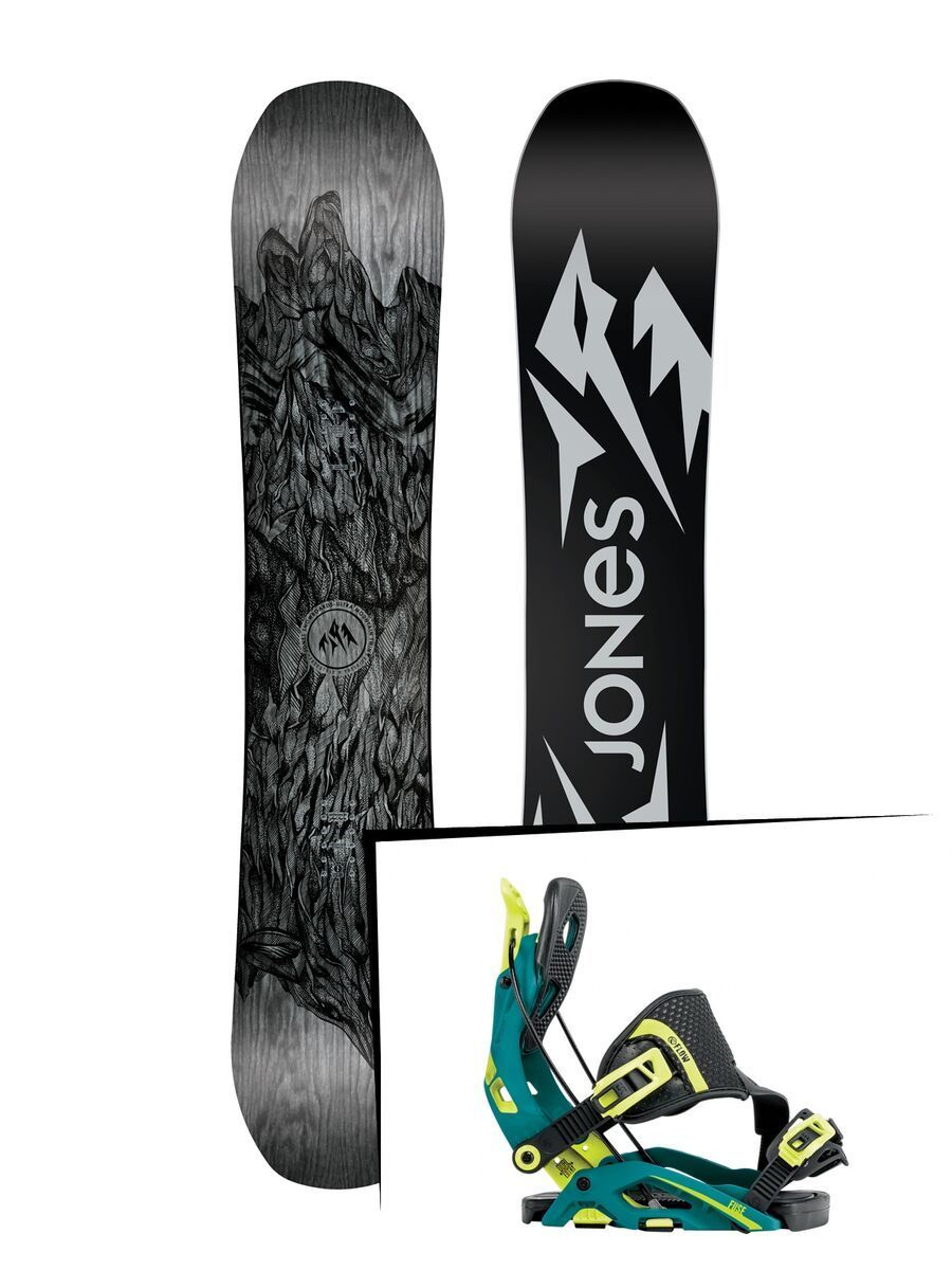 Set: Jones Ultra Mountain Twin 2019 + Flow Fuse (1908457S) - Bild 1