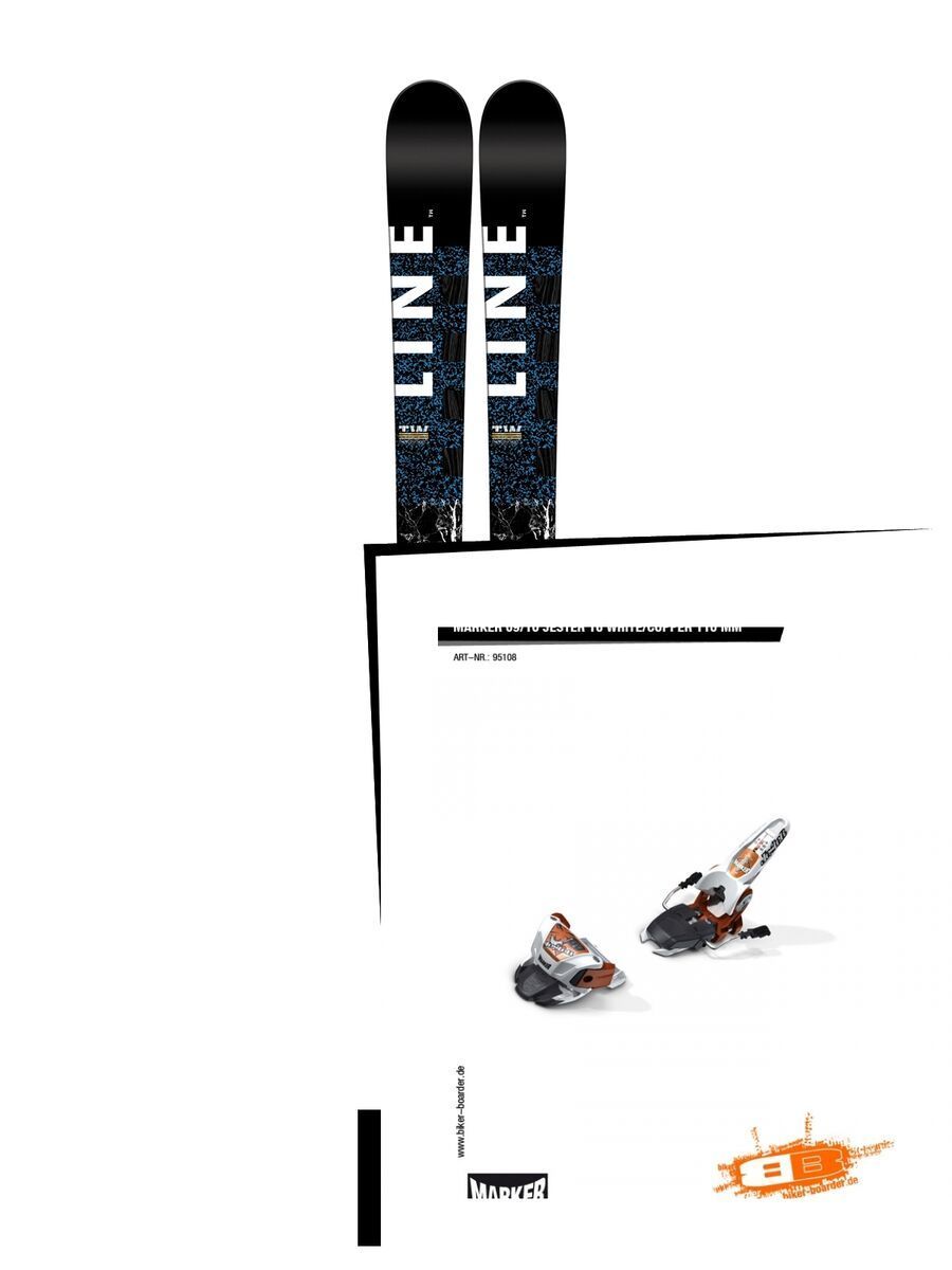 Set: Line Wallisch Shorty 2017 + Marker Jester 16 (95108S) - Bild 1