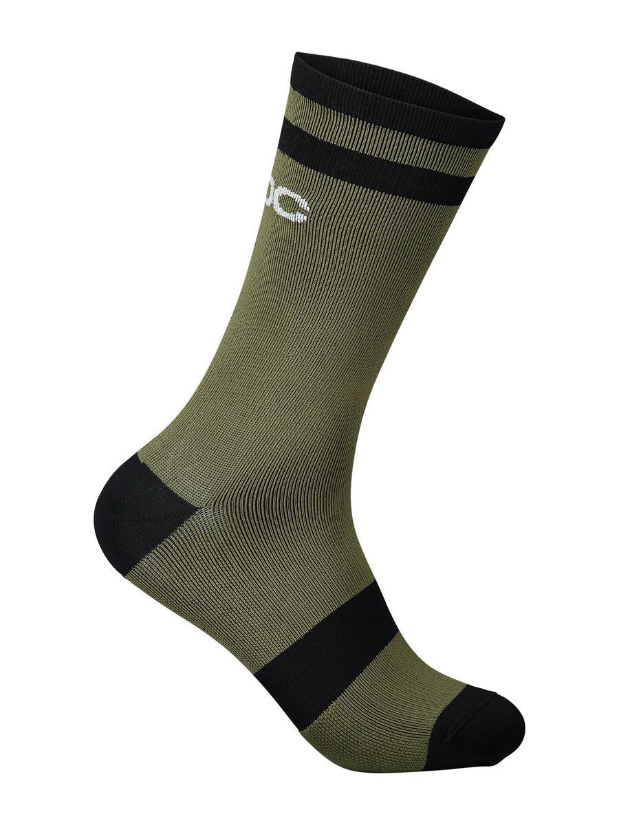 POC Lure MTB Sock Long, epidote green/uranium black - Bild 1