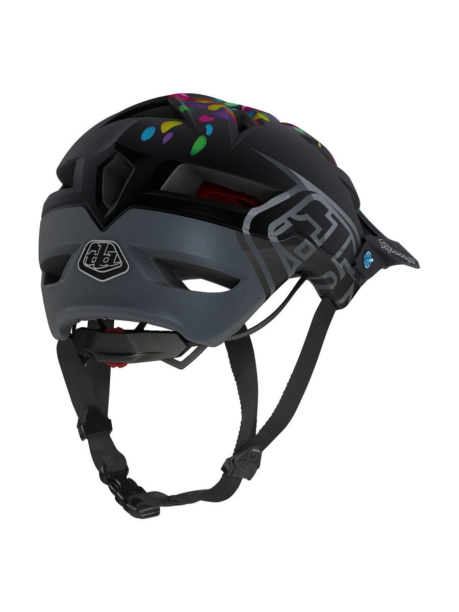 TroyLee Designs A1 Jelly Beans Youth Helmet MIPS, black/gray - Bild 2
