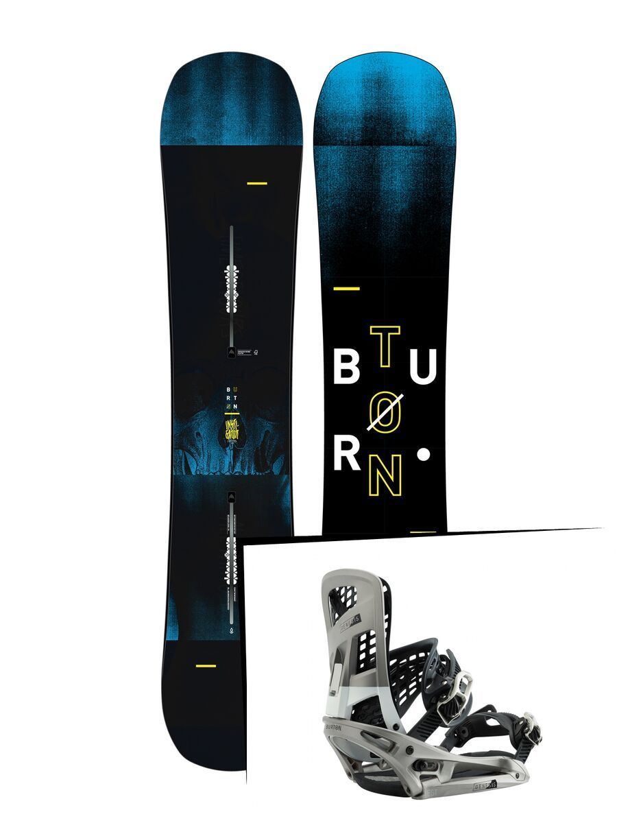 Set: Burton Instigator Wide 2019 + Burton Genesis EST super silver - Bild 1