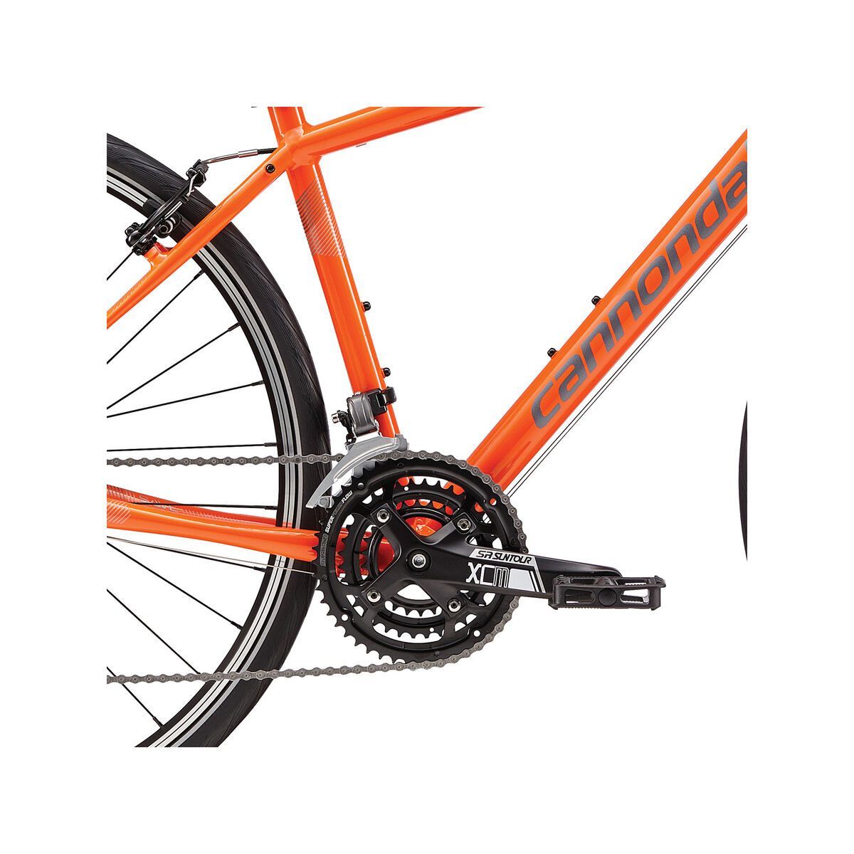 Cannondale Quick 6, hazard orange w/ charcoal gray and fine silver, reflective detail, gloss - ORG - Bild 3