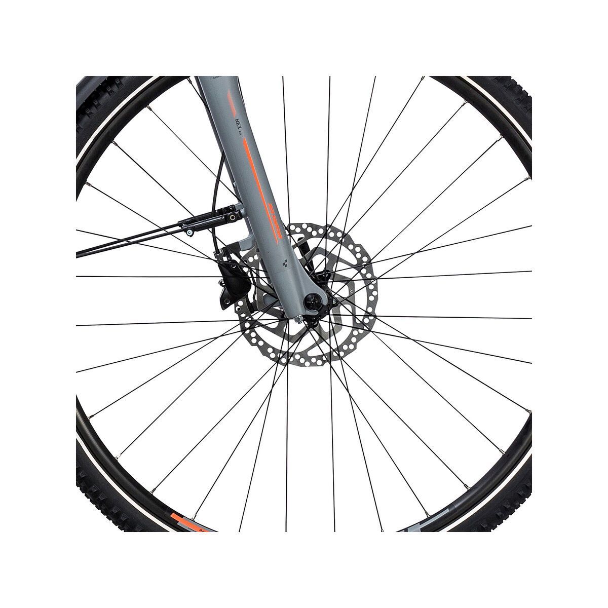 Cube Cross Hybrid ONE Allroad 400, grey´n´orange - Bild 2