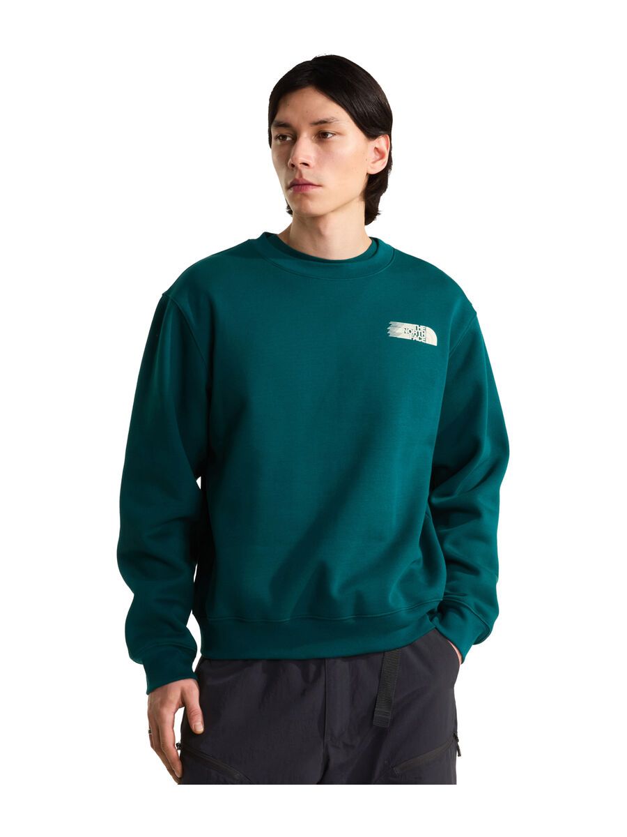 The North Face M Retro Trail Relaxed Crew Graphic, pacific teal - Bild 3