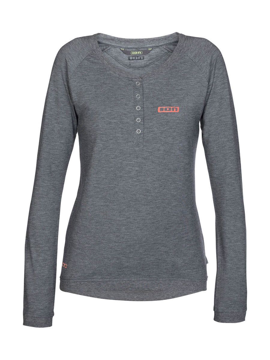 ION Bike Tee LS Carma, grey melange - Bild 1
