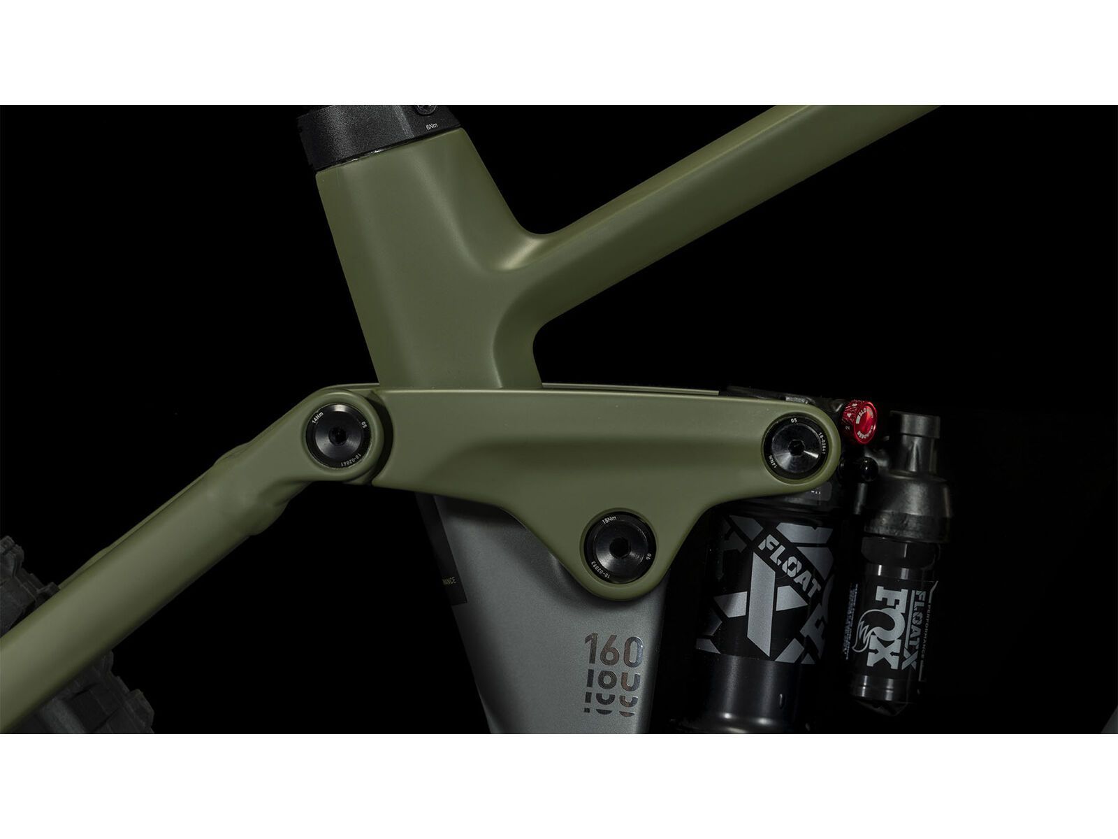 ***2. Wahl*** Cube Stereo Hybrid 160 HPC TM 750 27.5 flashgrey´n´olive - Bild 6