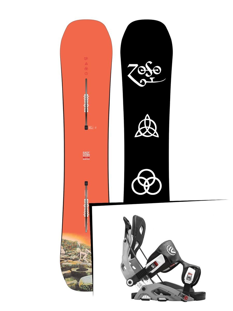 Set: Burton Easy Livin 2017 + Flow Fuse (1513142S) - Bild 1