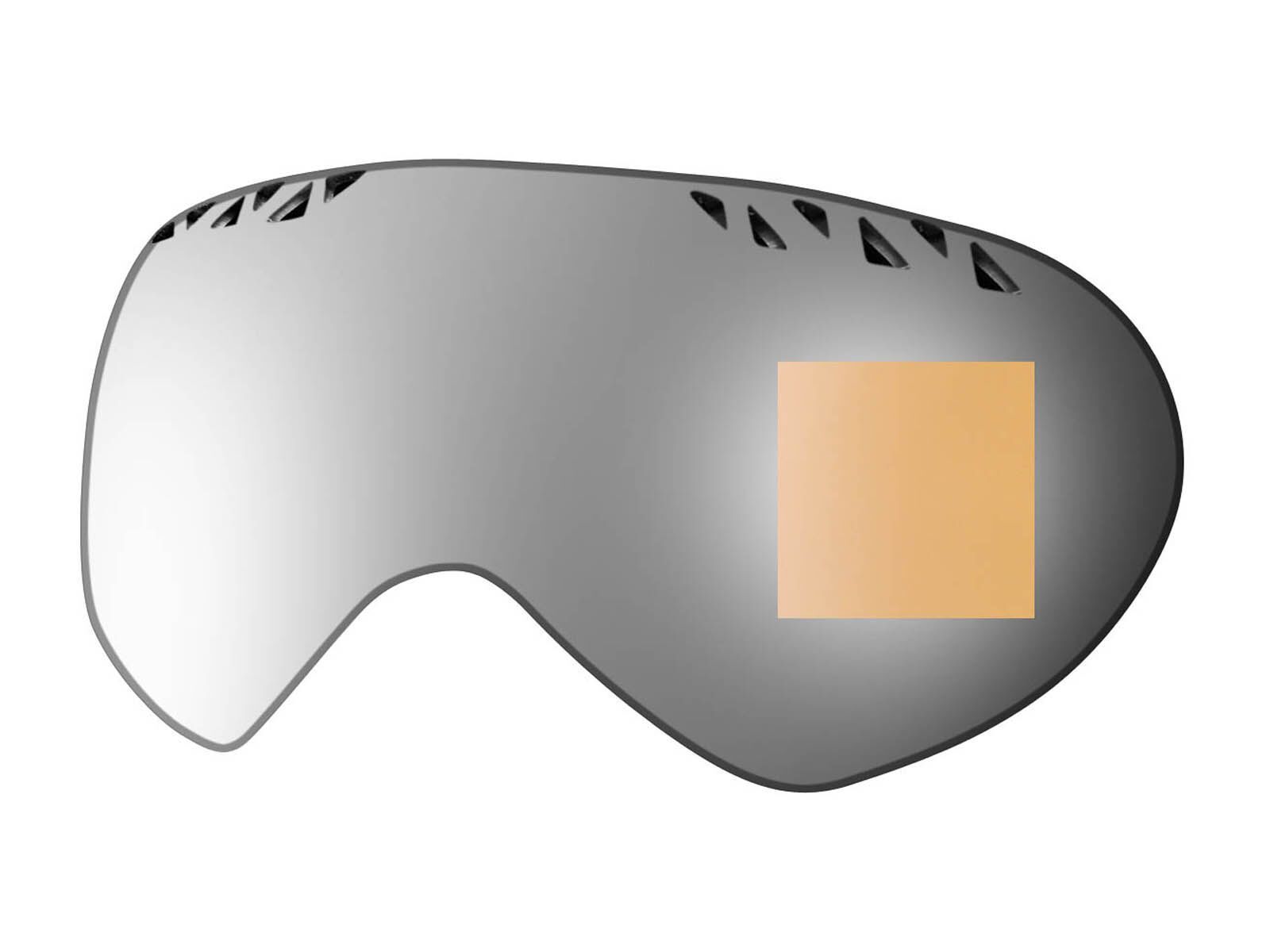 Anon Solace Lens Mirror, silver amber - Bild 1