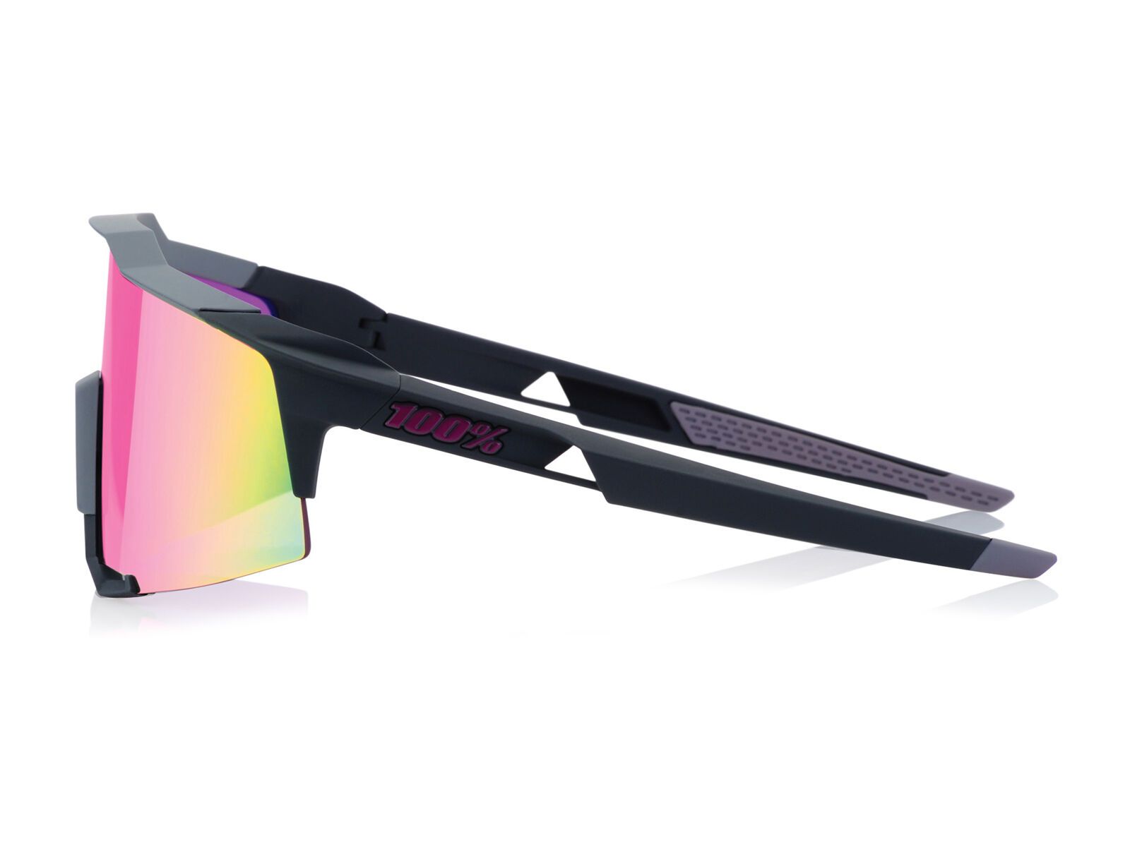 100% Speedcraft, graphite/Lens: purple multilayer mirror - Bild 3