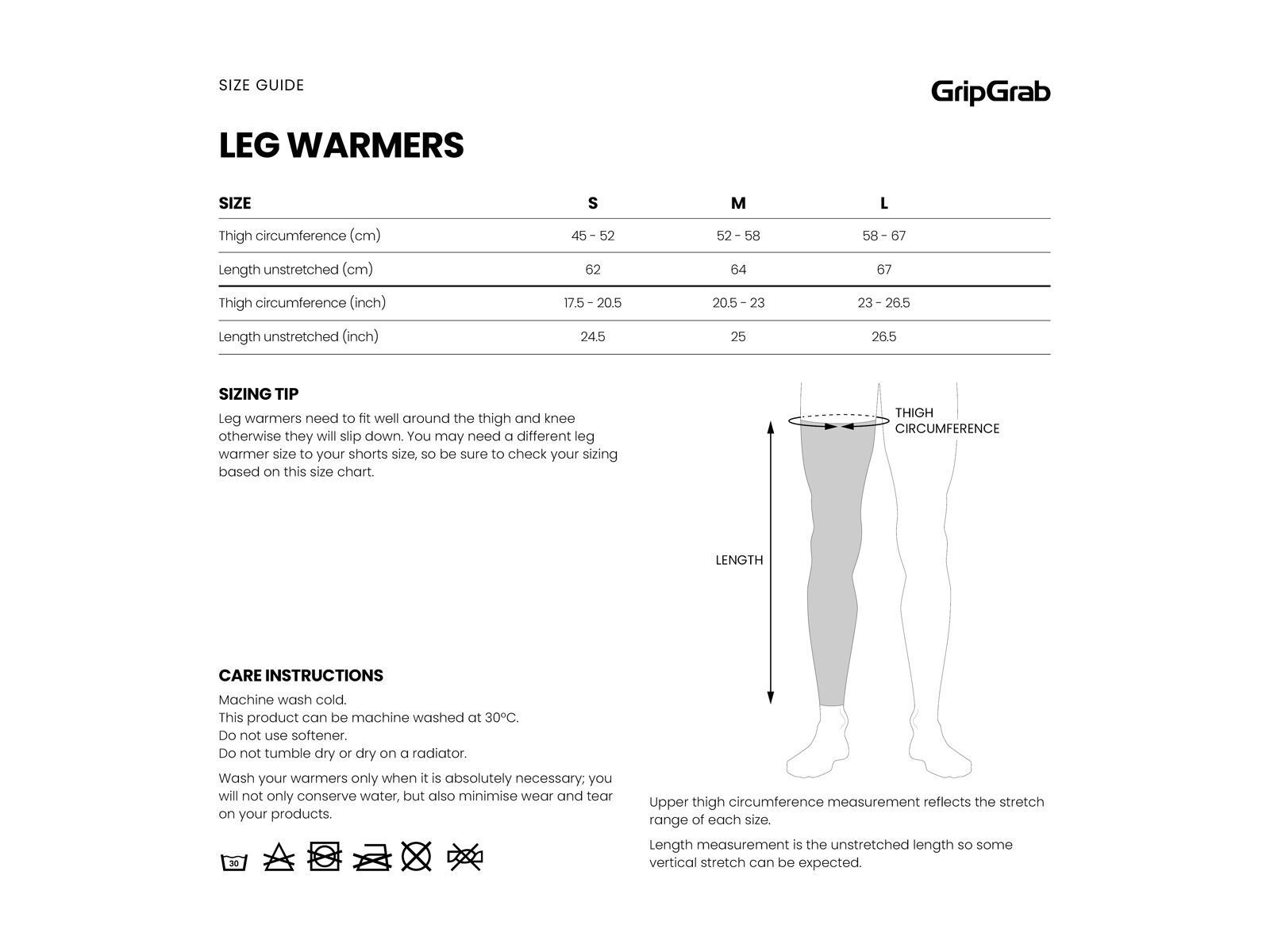 GripGrab AquaRepel 2 Water-Resistant Leg Warmers, black - Bild 7