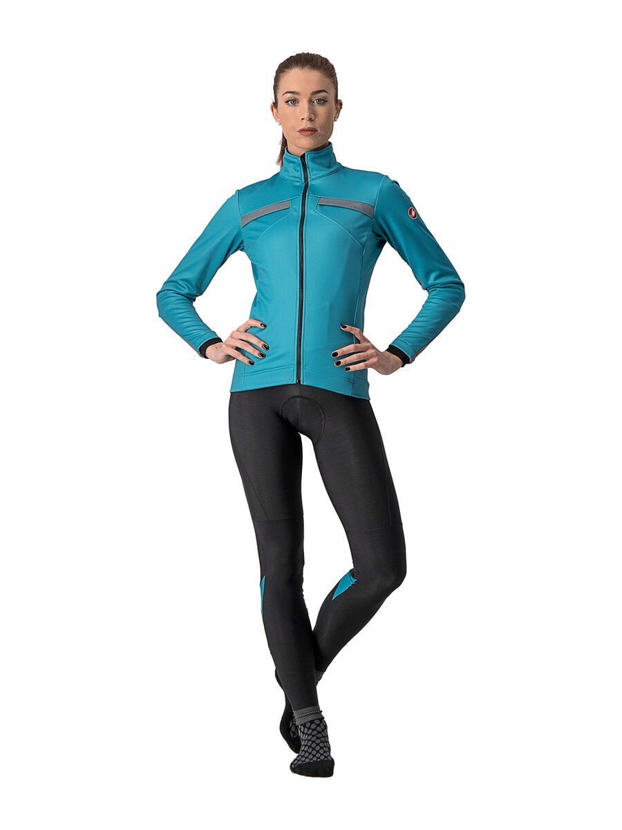 Castelli Dinamica Jacket, teal blue/silver reflex - Bild 7