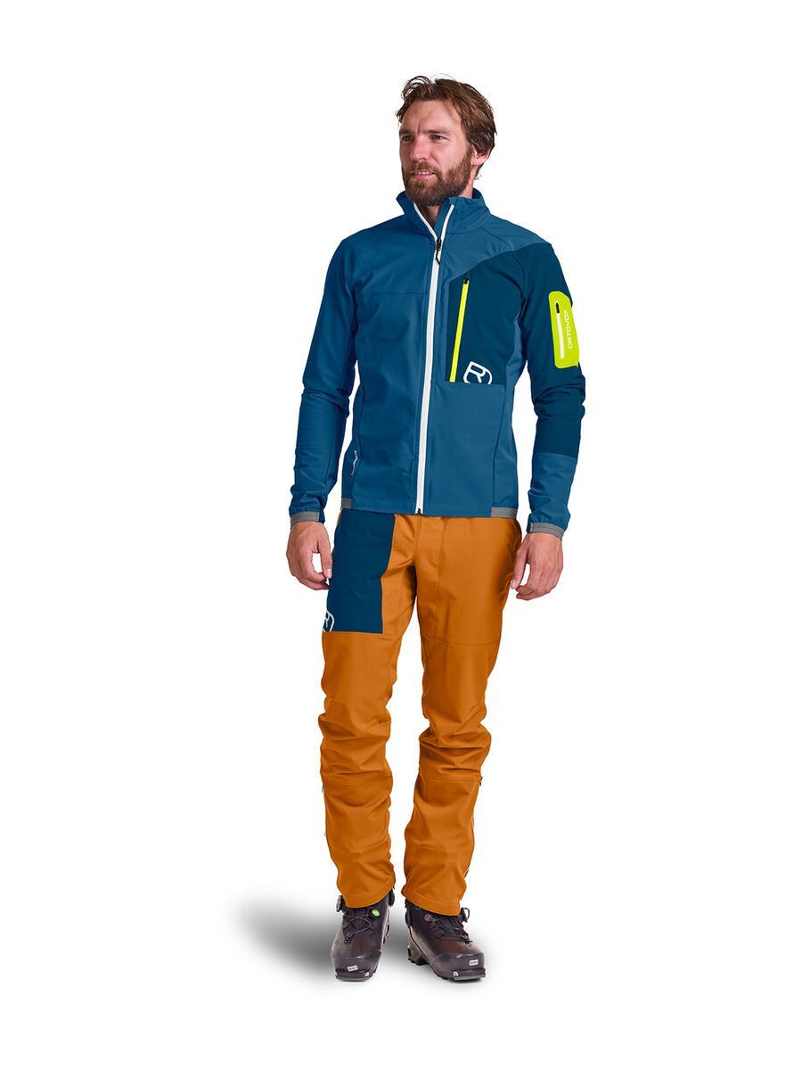Ortovox Merino Airsolation Berrino Jacket M, mountain blue - Bild 5