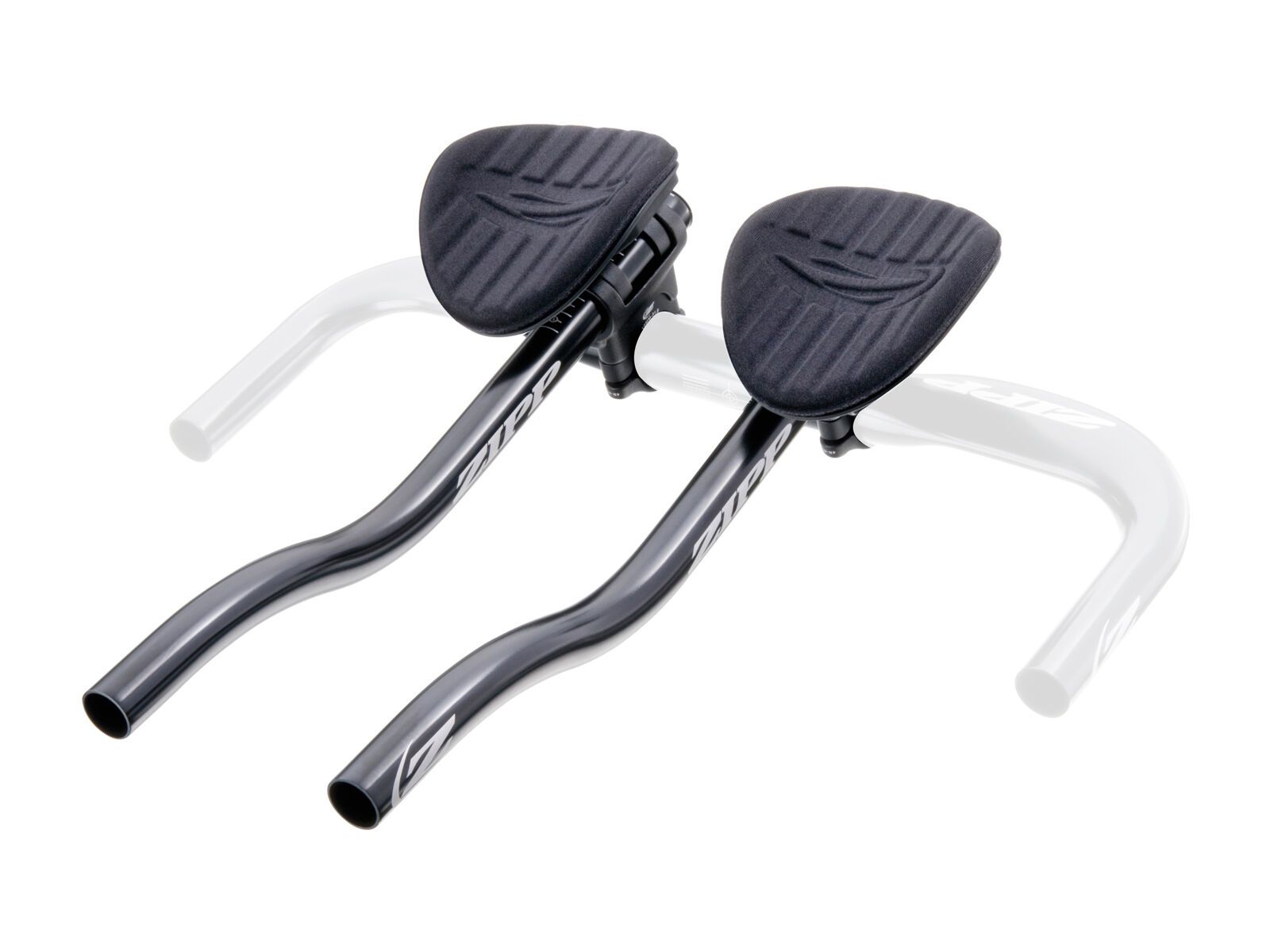 Zipp Vuka Alumina Clip A1 Top Mount, Carbon Extensions, schwarz - Bild 1