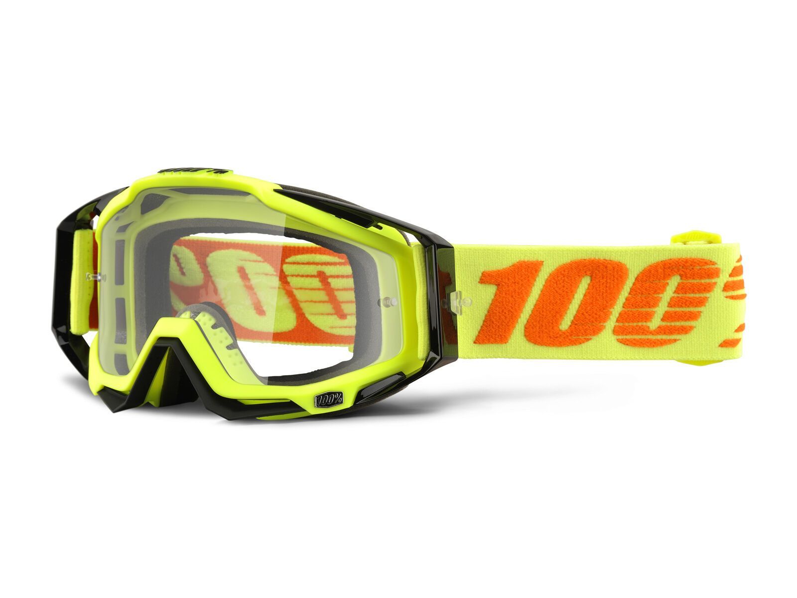 100% Racecraft, attack yellow/Lens: clear - Bild 1