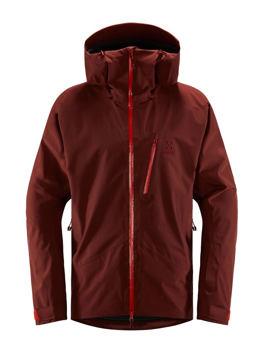 Haglöfs Niva Jacket Men, maroon red/habanero  - Bild 1