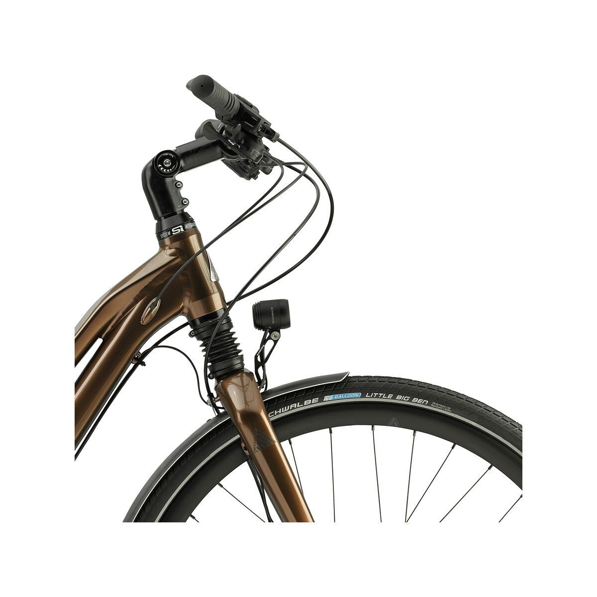Cannondale Tesoro Mixte 1, gloss bourbon w/ matte black coffee details - Bild 5