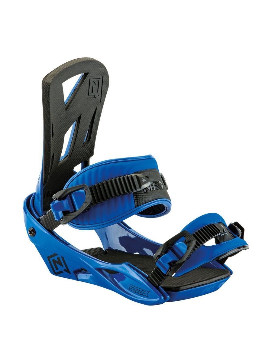 Set: Nitro Ripper Youth Wide 2017 + Nitro Staxx 2017, bright blue - Snowboardset - Bild 3