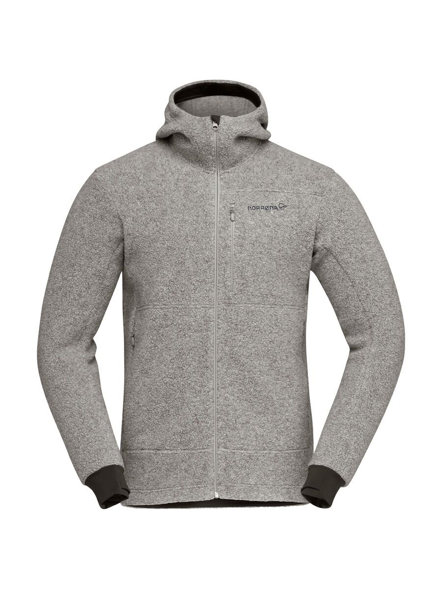 Norrona Norrøna warmwool3 Hood M's, drizzle - Bild 1