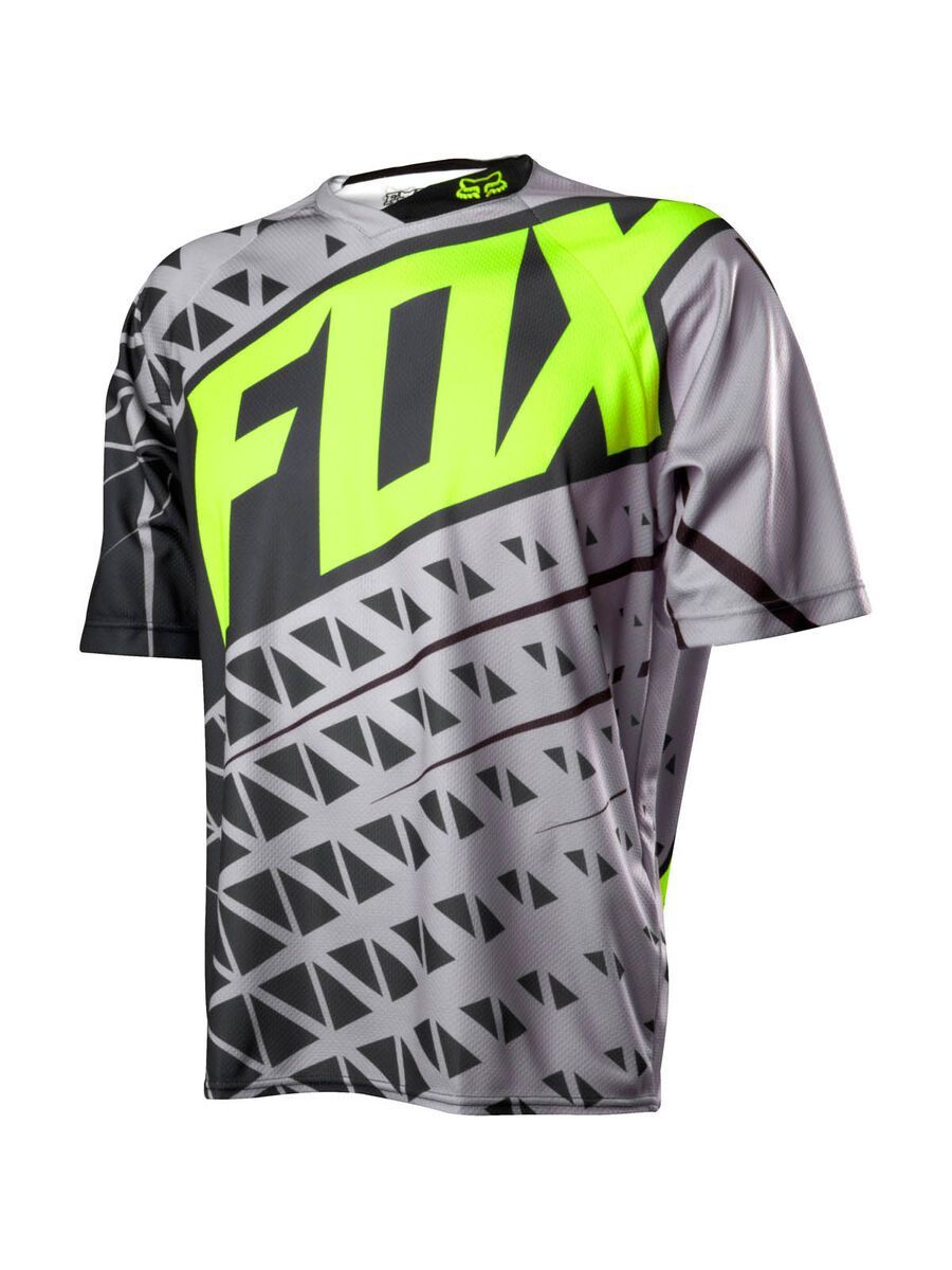 Fox Demo SS Jersey, grey/yellow - Bild 1