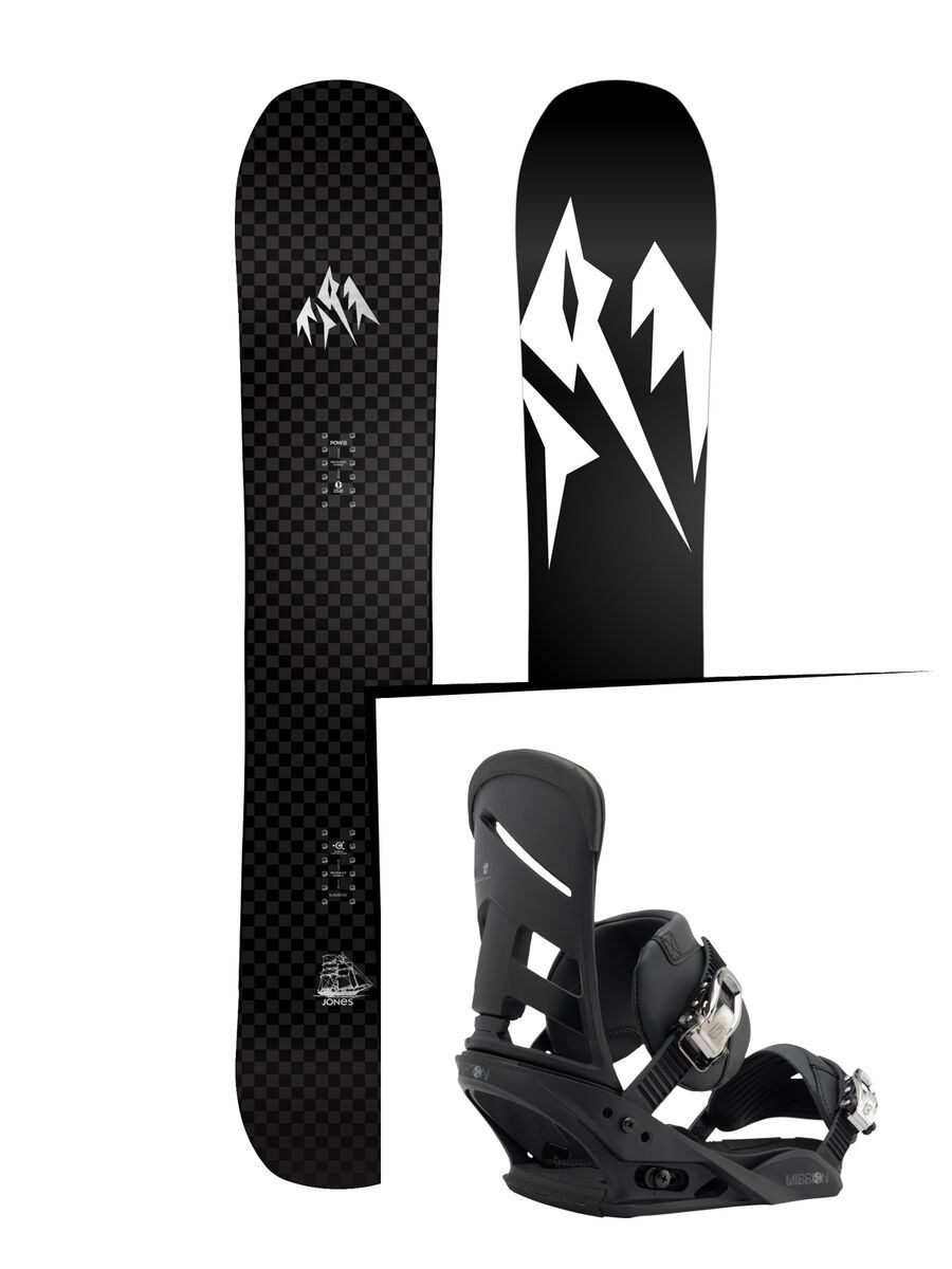 Set: Jones Carbon Flagship 2017 + Burton Mission (1712873S) - Bild 1