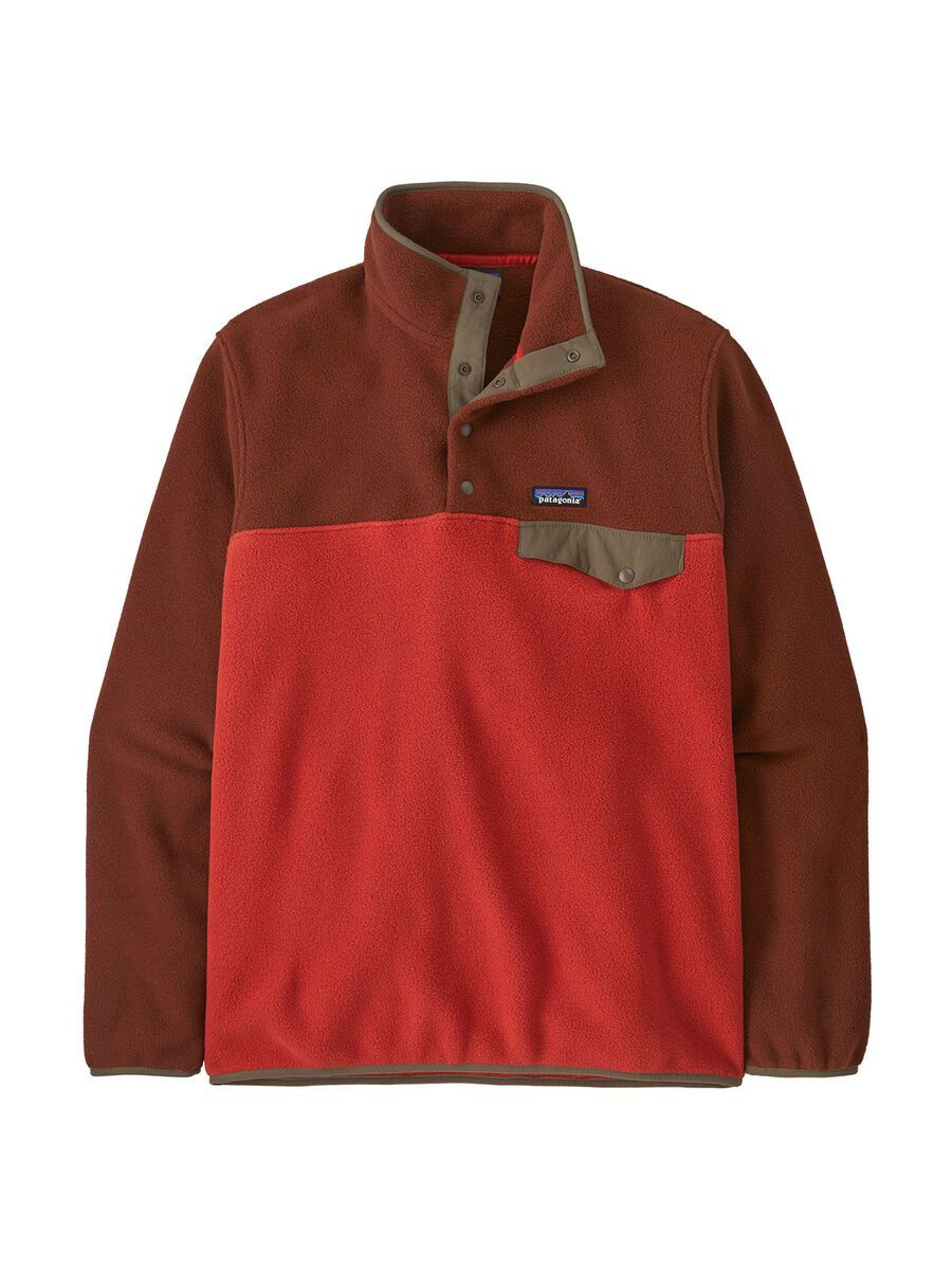 Patagonia Men's Lightweight Synchilla Snap-T Pullover, amanita red - Bild 1