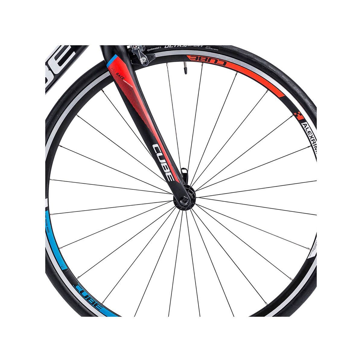 Cube Peloton, black/red/blue - Bild 2