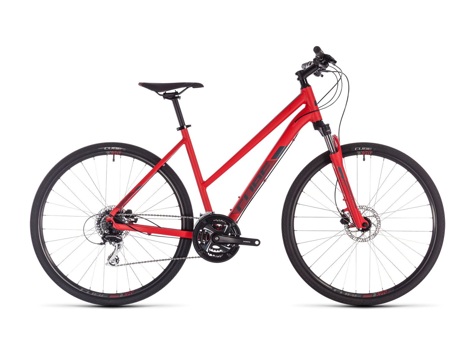 Cube Nature Trapeze, red´n´grey - Bild 1