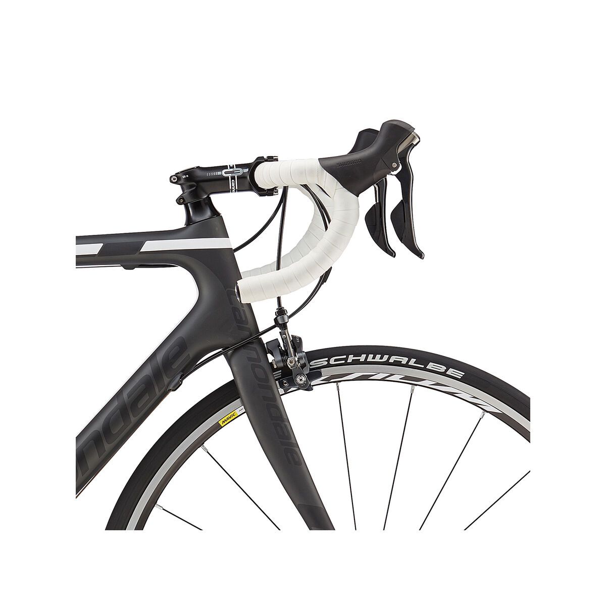 Cannondale SuperSix Evo Ultegra 4, nearly black w/ jet black and magnesium white, matte - Bild 5