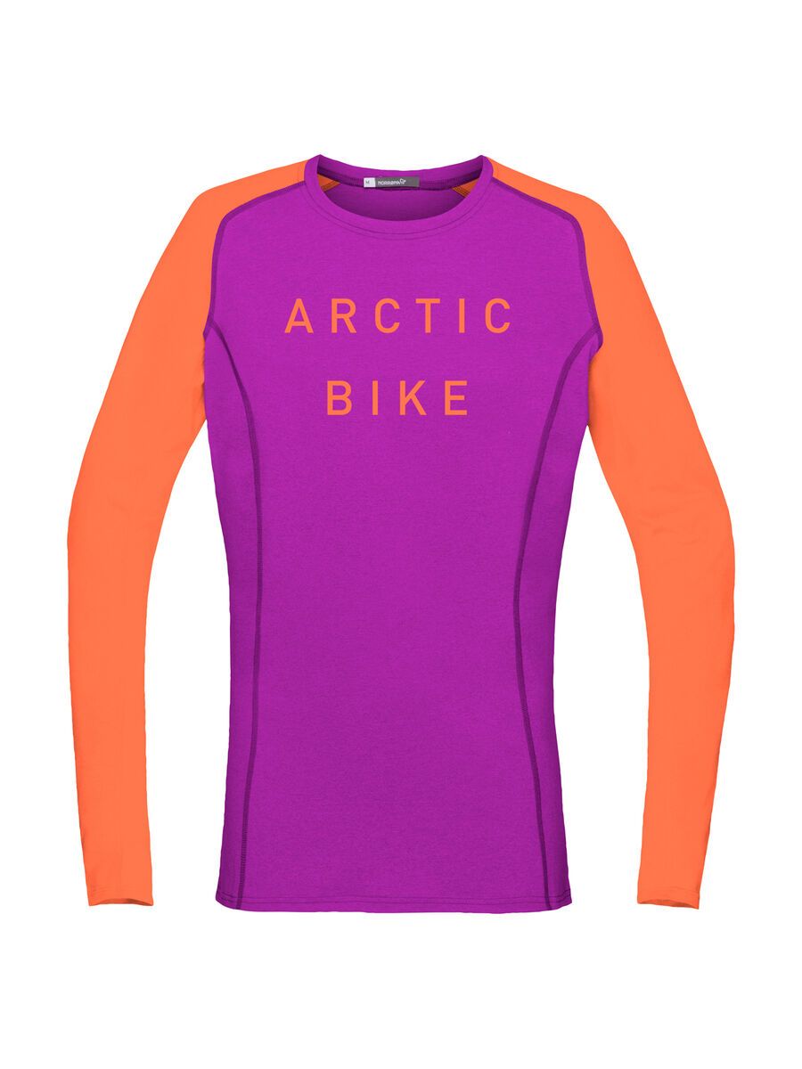 Norrona fjørå equaliser lightweight Long Sleeve (W), royal lush/scarlet ibis - Bild 1