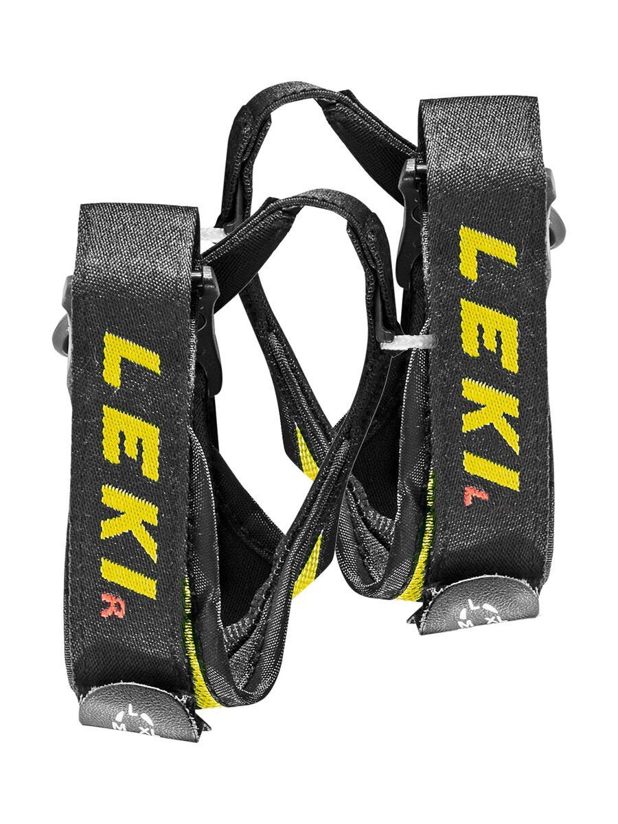 Leki Trigger S Vario Strap S/M/L - Griffschlaufe, schwarz/neongelb ...